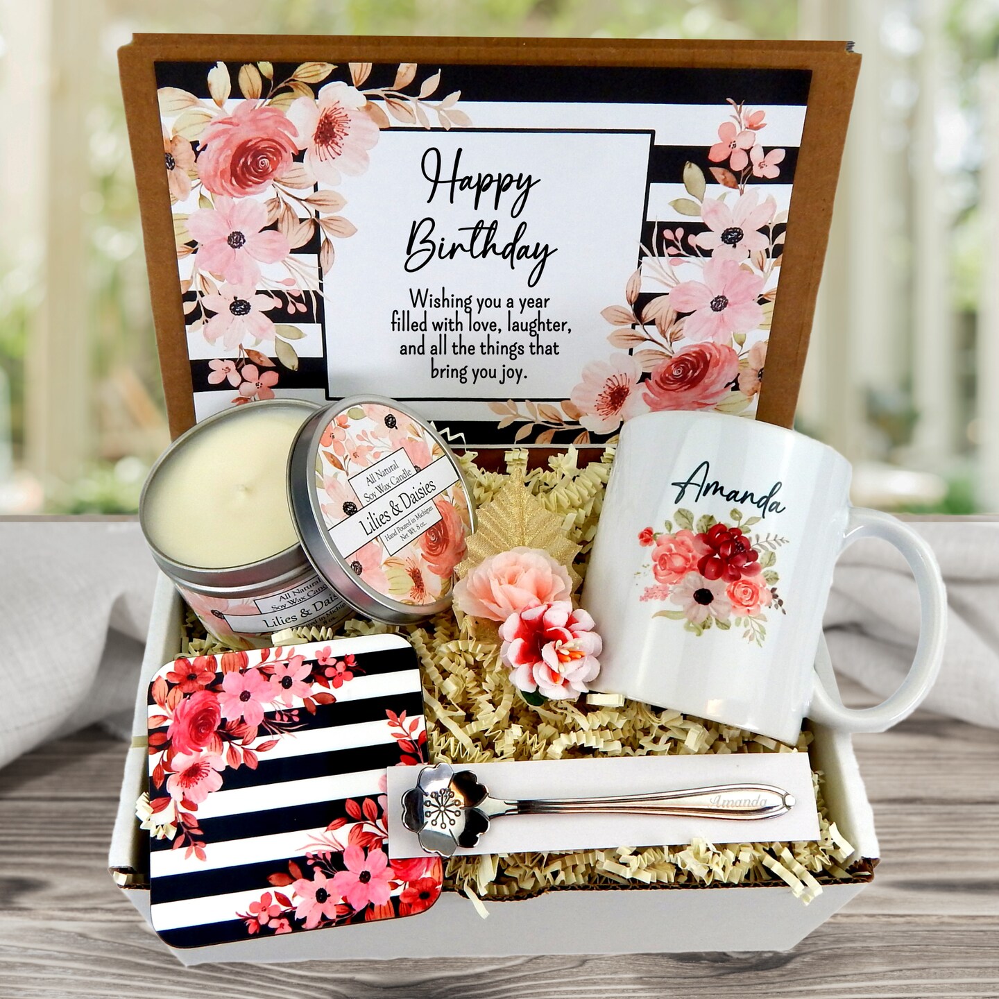 Happy Birthday Gift Basket for Women | Beautiful Gift Box for MOM |  Birthday Gift Box