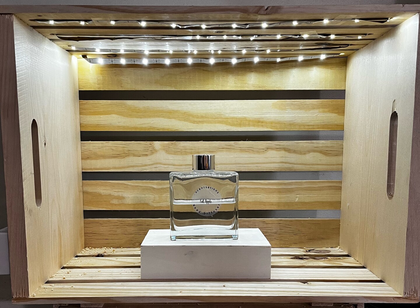 DIY Lighted Crate image 6