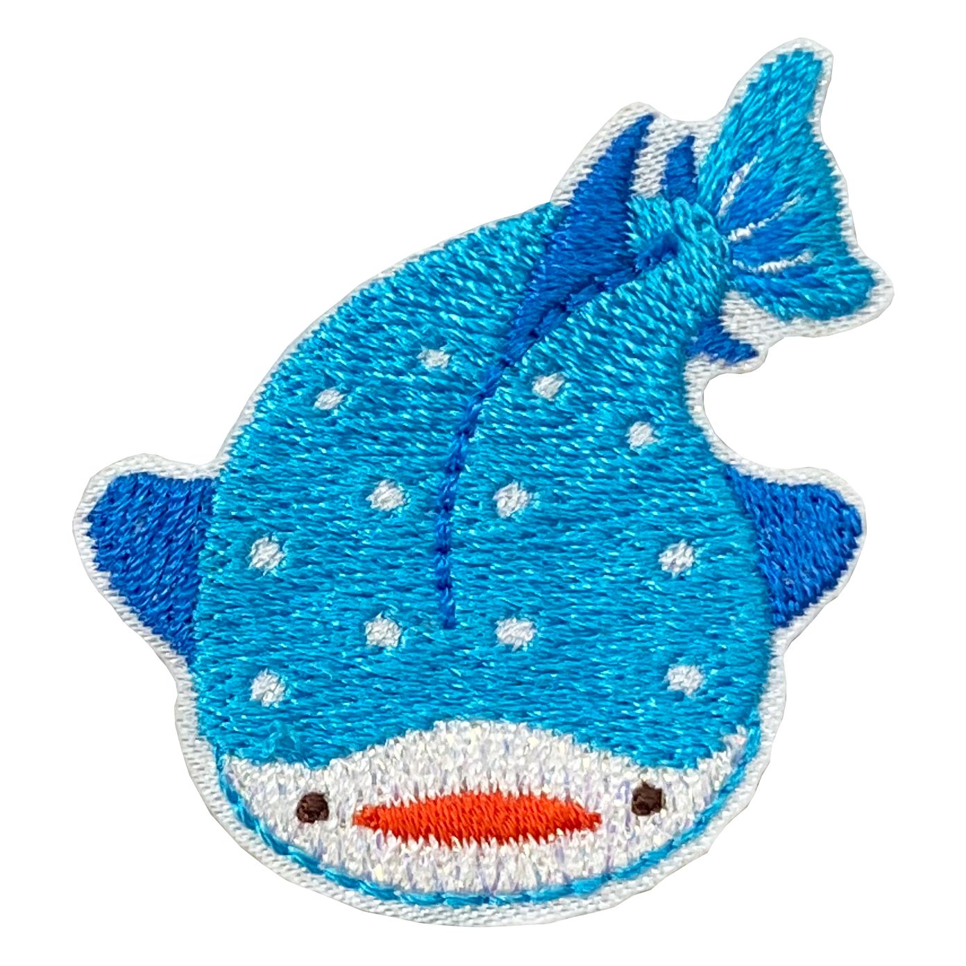 Blue Whale, Marine Mammal, Embroidered Iron on Patch