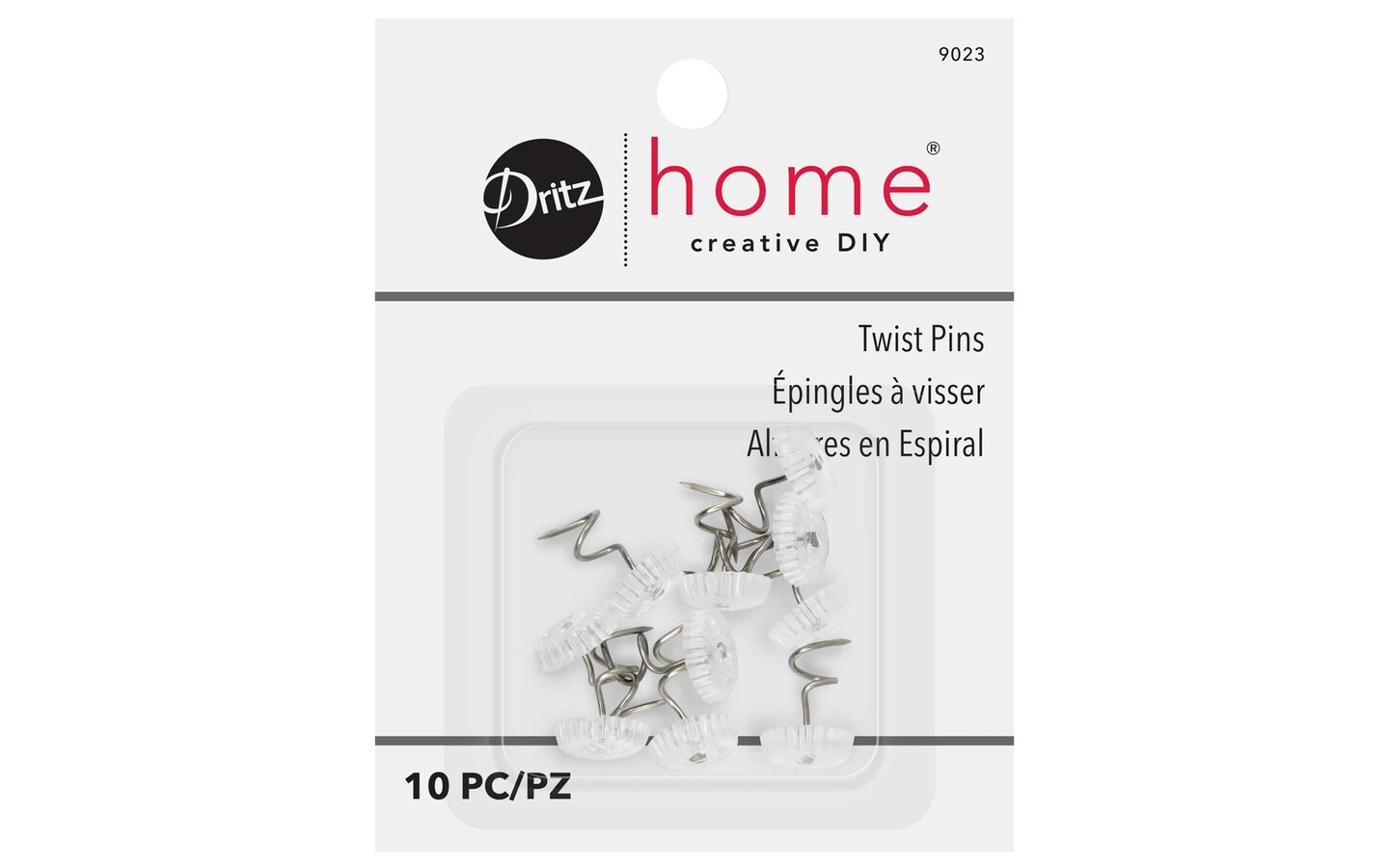 Dritz Home Twist Pins Clear 10pc Michaels   152782573933280 