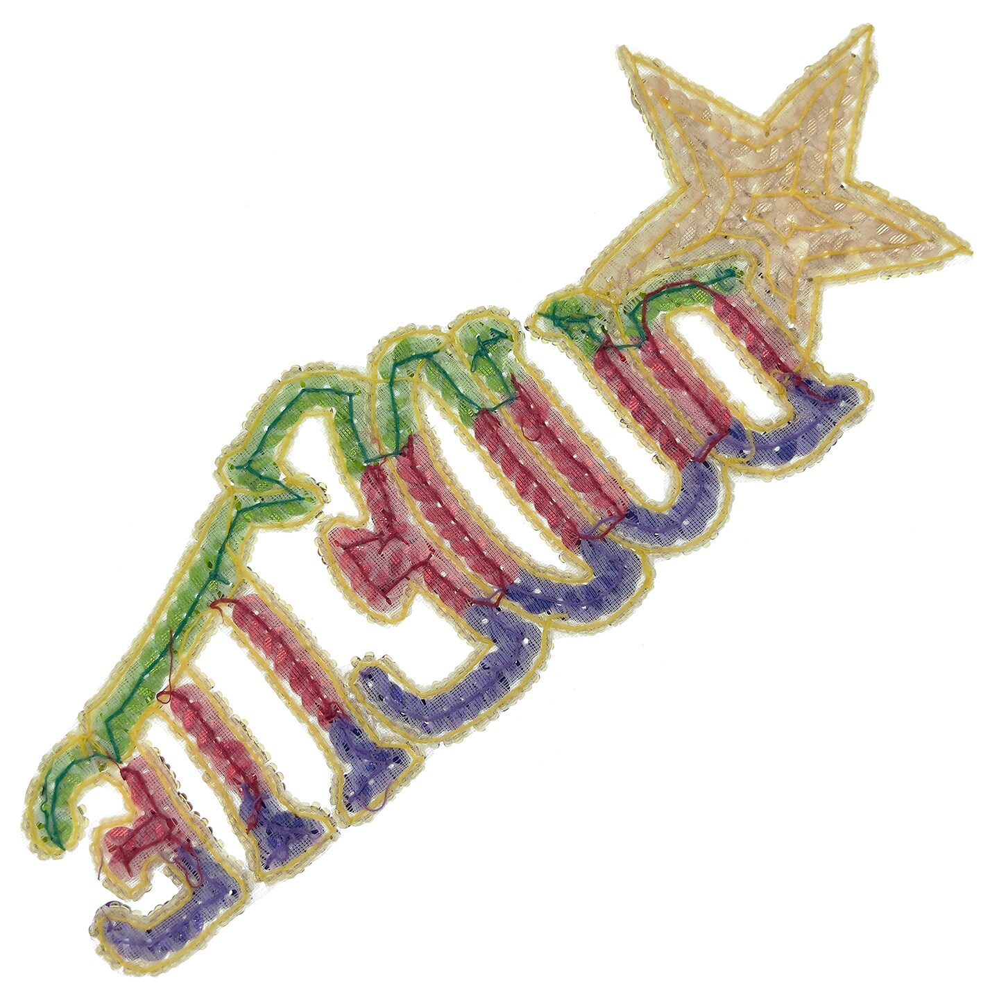 Dudette Sequin Applique/Patch
