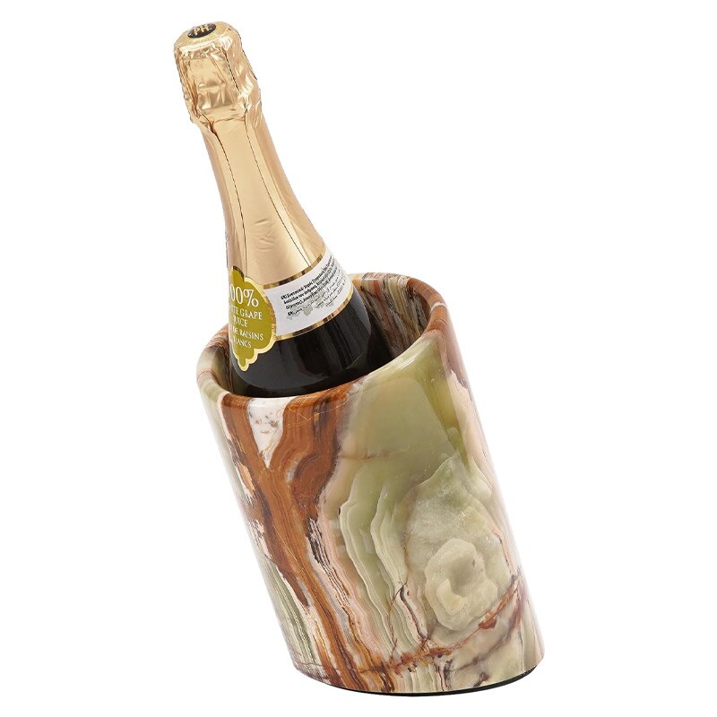 Handmade Natural Marble Wine Bottle Chiller Holder for Parties