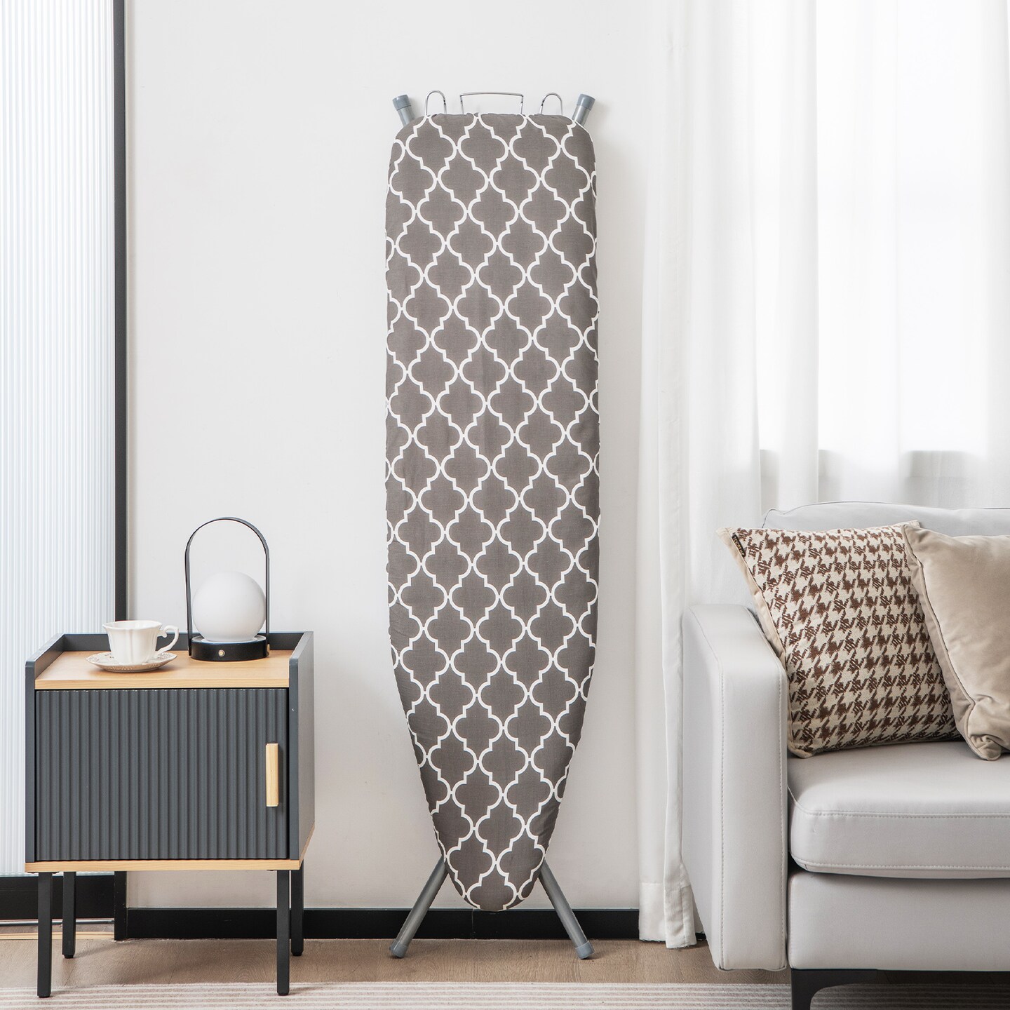 Foldable Ironing Board with Iron Rest
