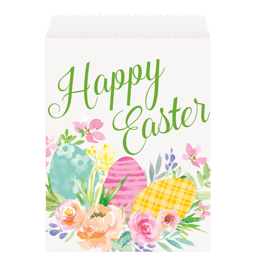Watercolor Pastel Easter Paper Treat Bags, 8ct Michaels