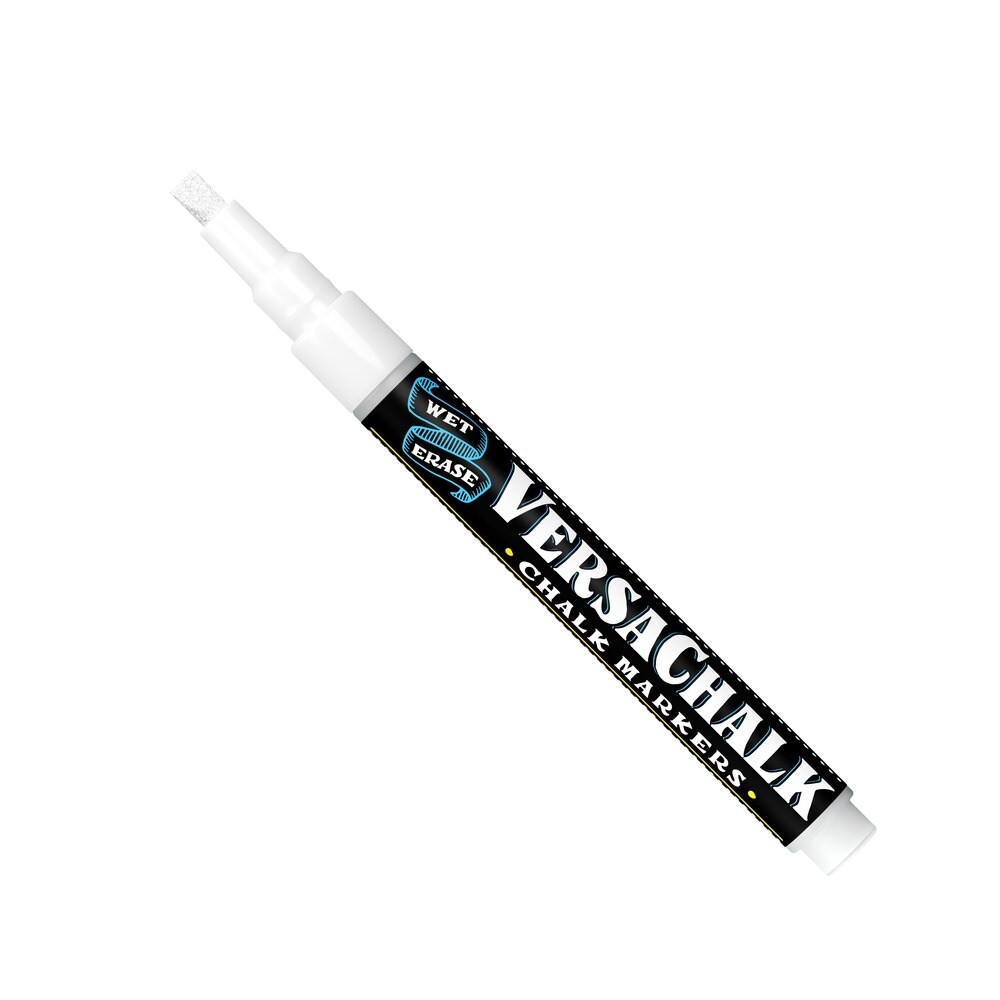 VersaChalk White Chalk Markers for Chalkboards - 3mm Fine Tip