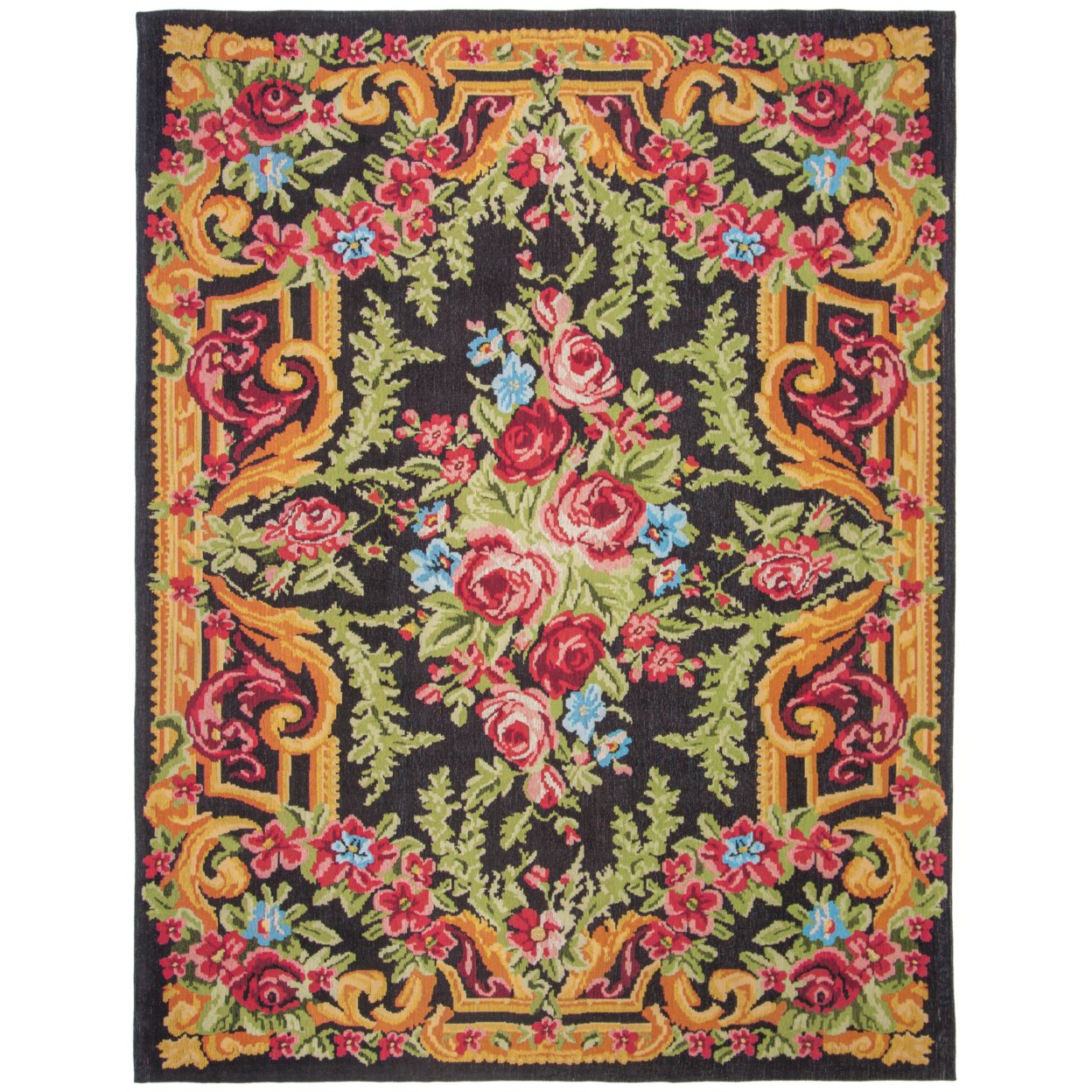 Safavieh   Classic Vintage CLV112Z Black / Rose Rug