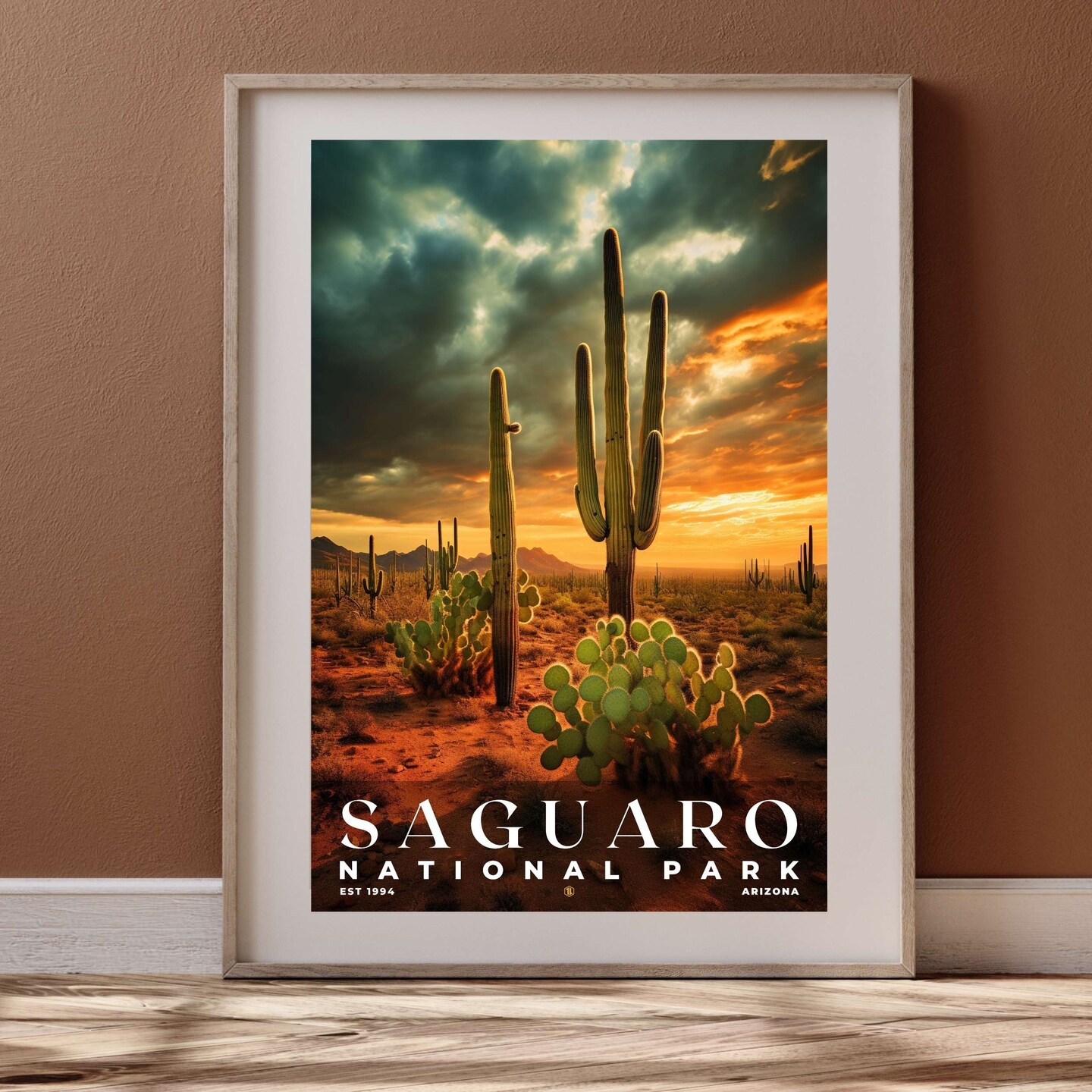 Saguaro National Park Poster, Travel Art, Office Poster, Home