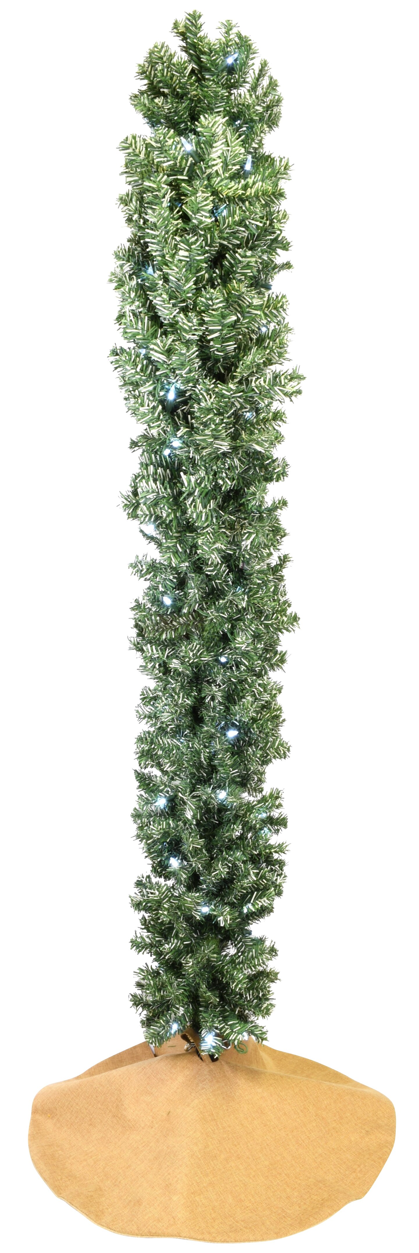 Tree Buddees Pre-lit LED Lights Cactus Christmas Tree 6 Foot Tall (White Lights)