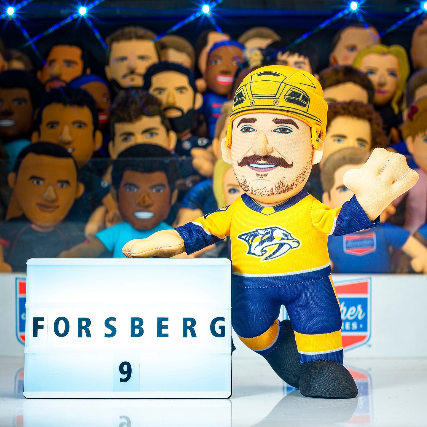Bleacher Creatures Nashville Predators Filip Forsberg 10&#x22; Plush Figure