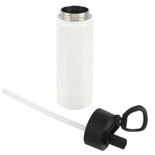 White Stainless Steel Sublimation Water Bottle