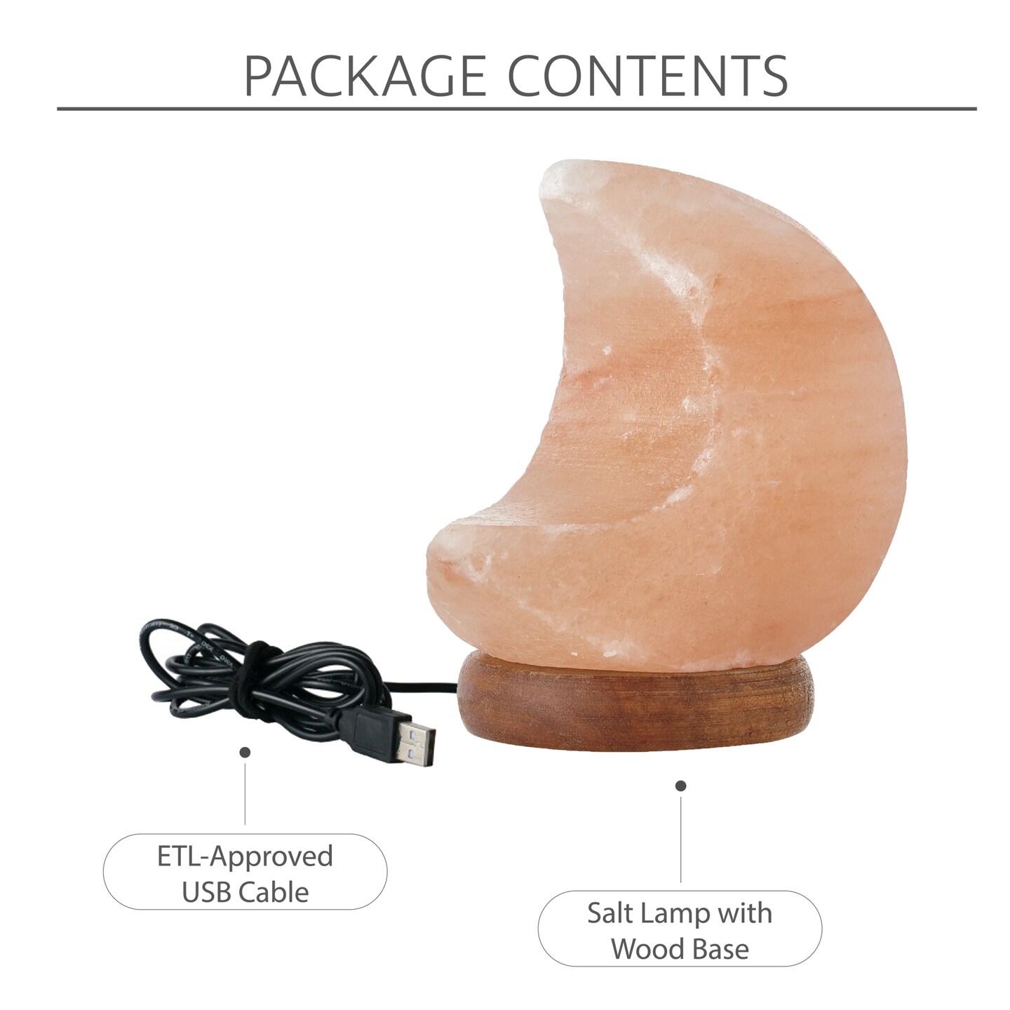 Shayan Moon Salt Lamp 8 Color Modes