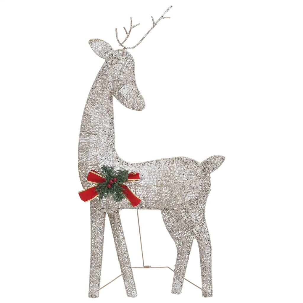 6 pcs Christmas Reindeers with White Mesh