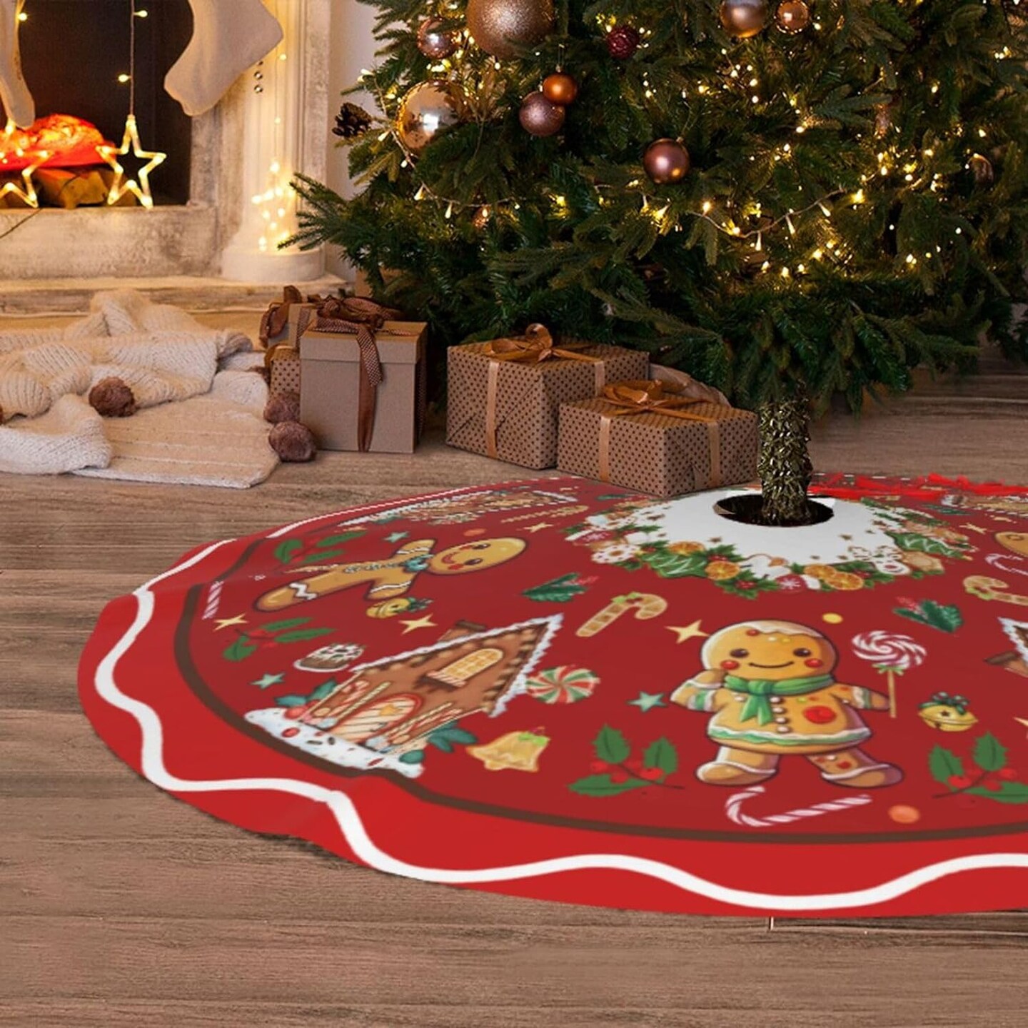 36 Inches Gingerbread Man Candy Christmas Tree Ornaments