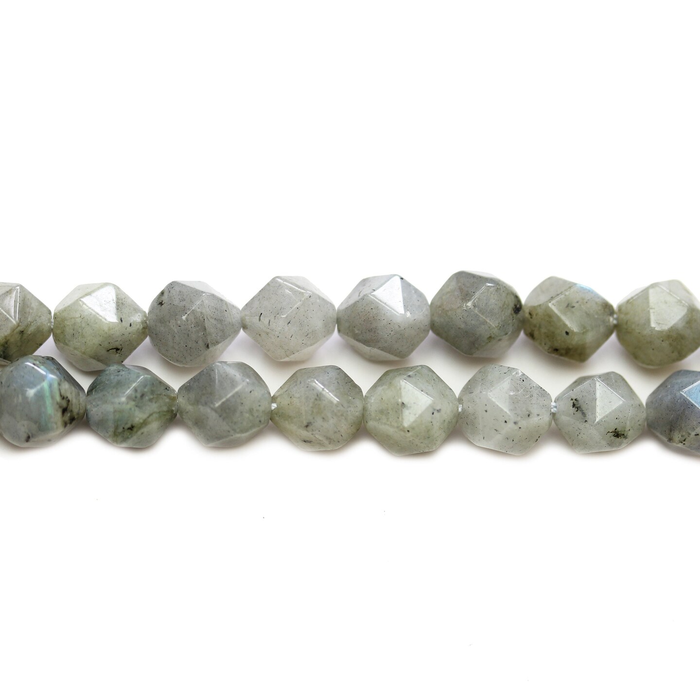 Labradorite Stone Faceted Round 9mm Beads | Michaels