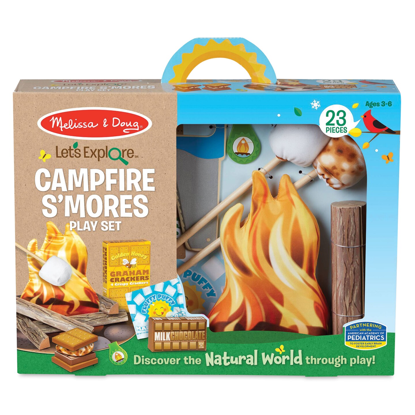 Melissa &#x26; Doug Let&#x27;s Explore Campfire S&#x27;mores Play Set