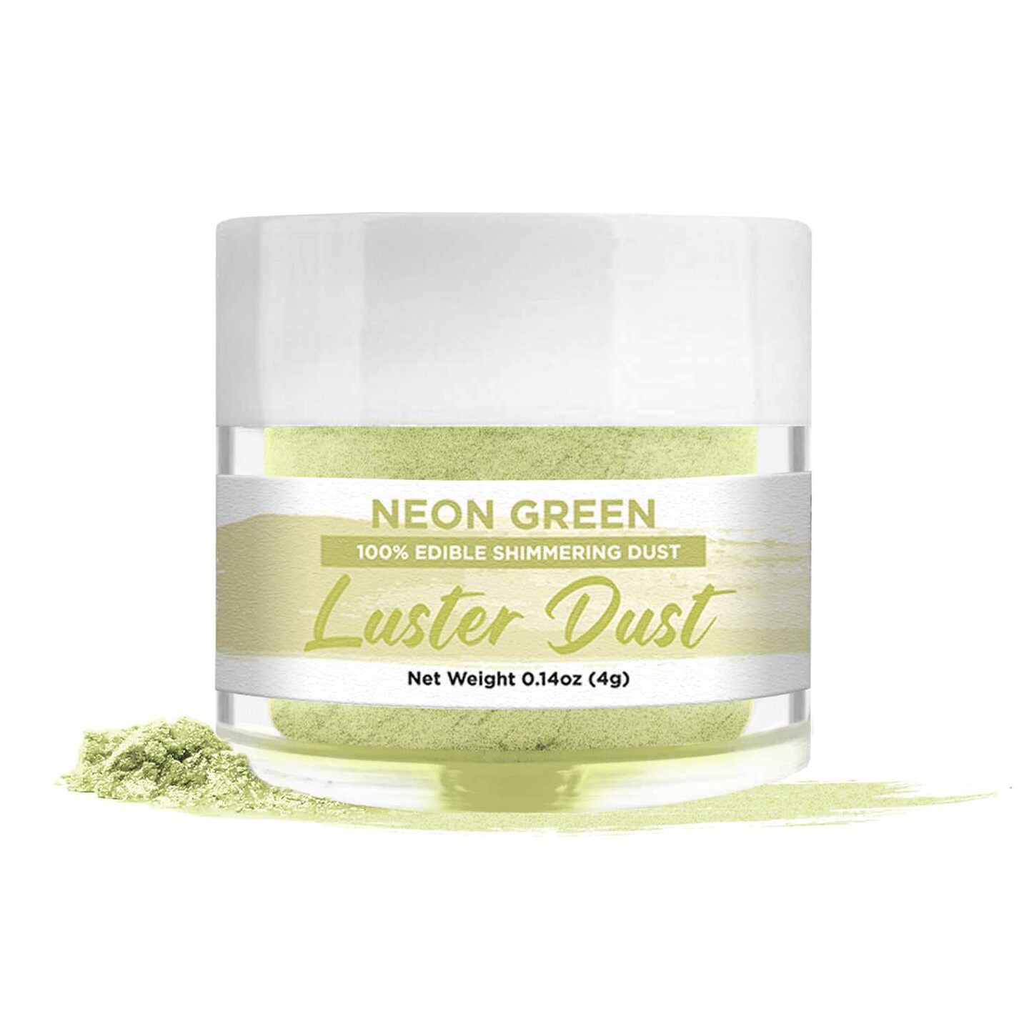 Neon Green Luster Dust 4 Gram Jar Michaels
