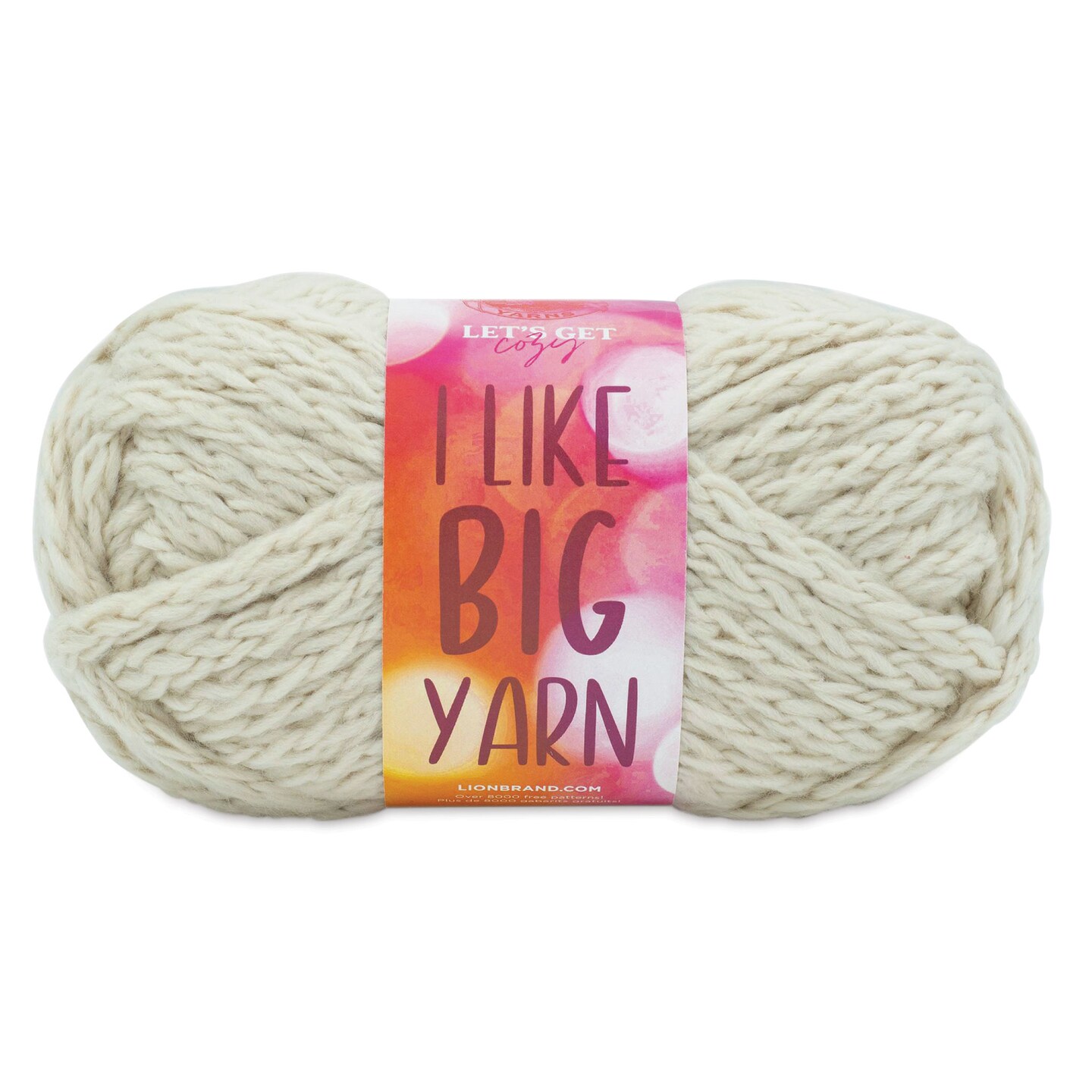 Lion Brand Yarn I Like Big Yarn - Almond Cream