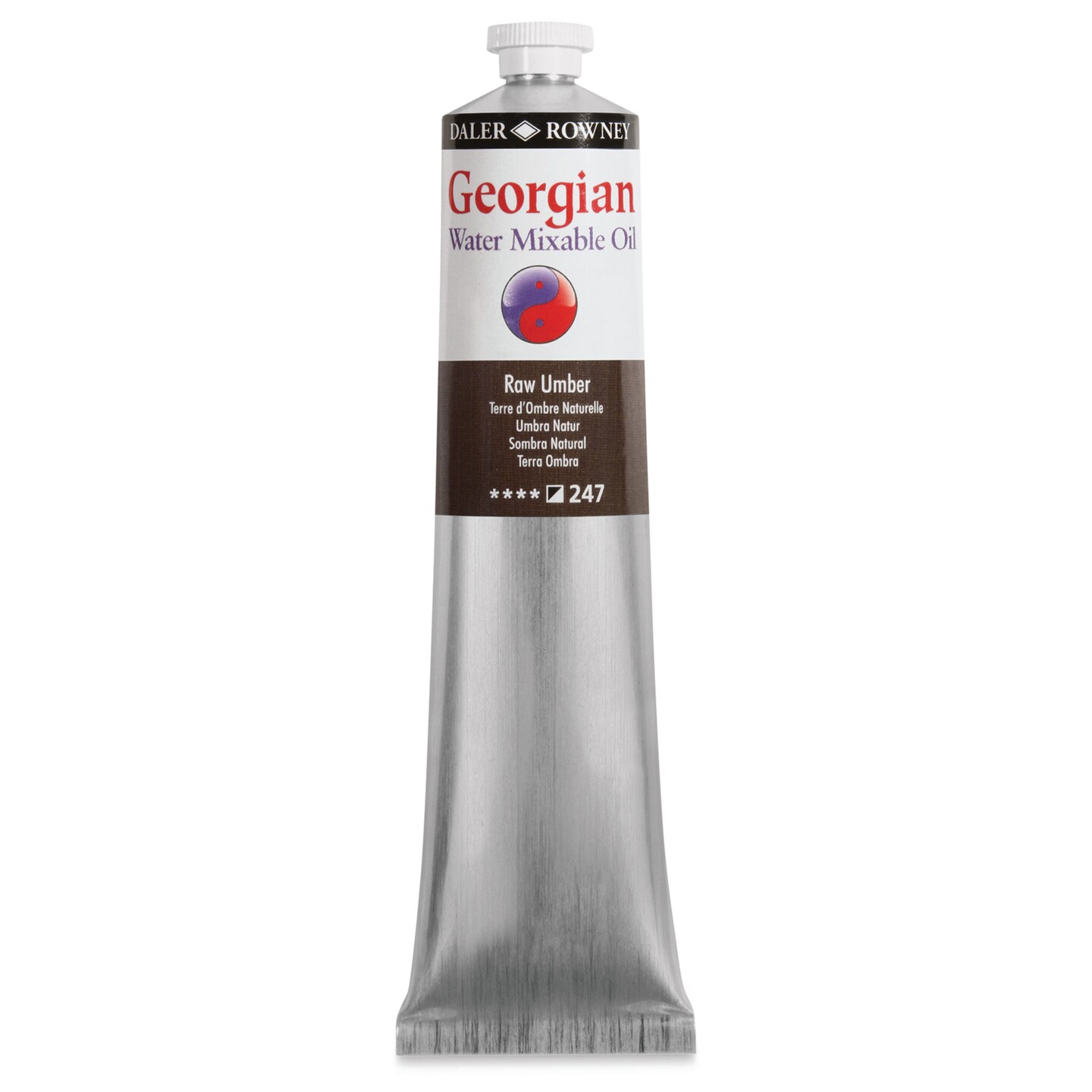 Georgian Water Mixable Oil - Raw Umber, 200 ml