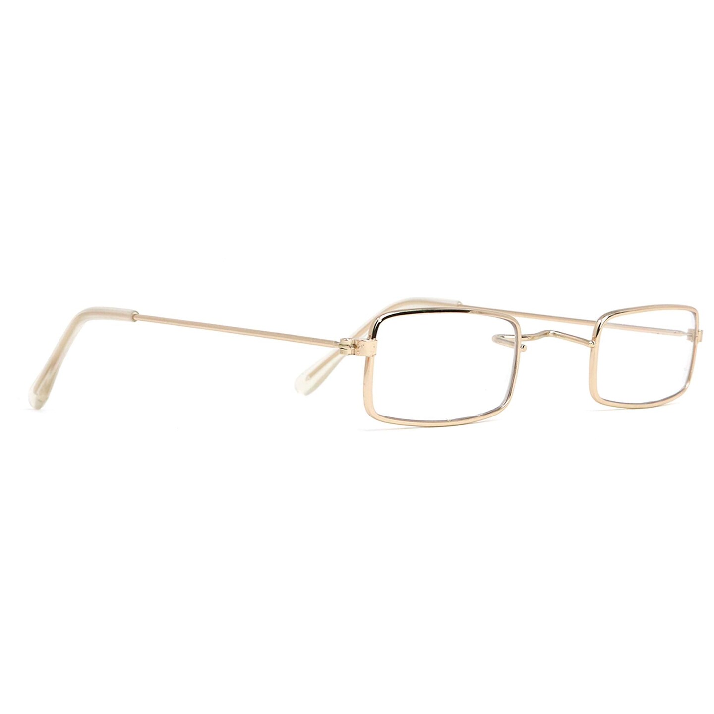 Old Man Costume Glasses - Rectangular Granny Dress Up Eyeglasses - 1 Pair