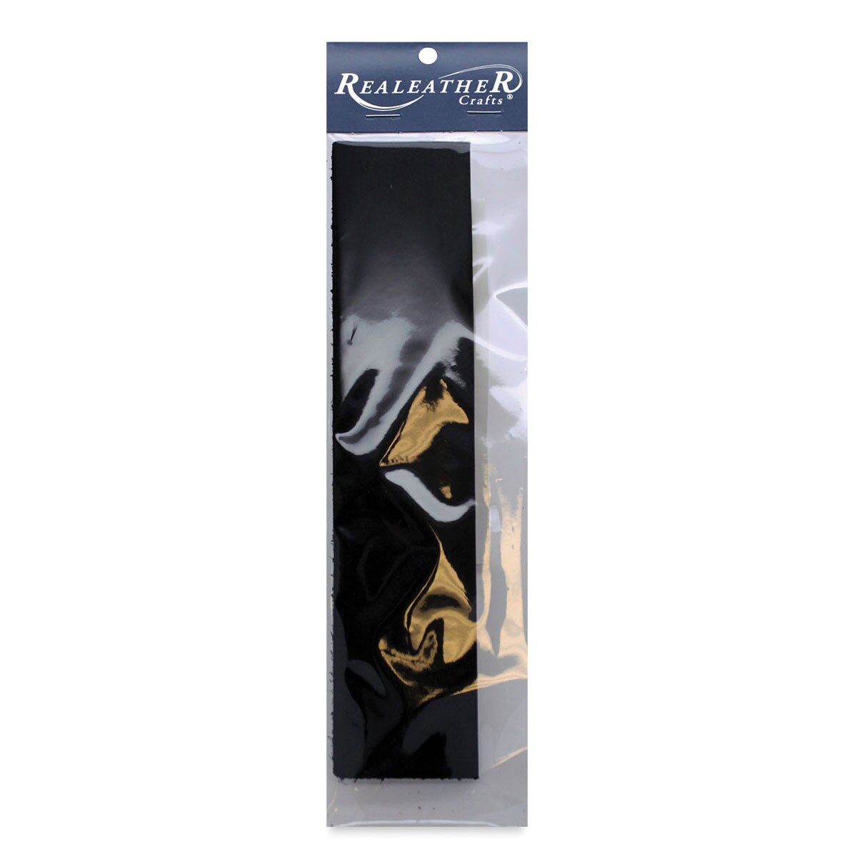 Realeather Leather Bracelet Blank - Black, 2&#x22; wide