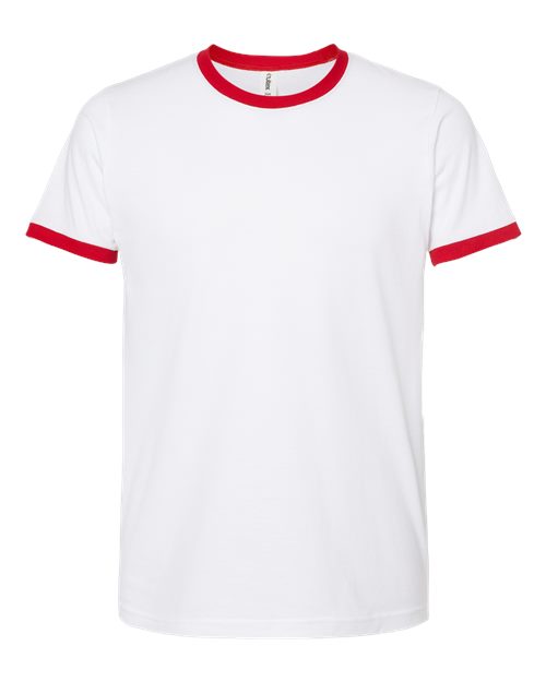 Tultex&#xAE; Fine Jersey Ringer Crewneck Short Sleeve T-Shirt