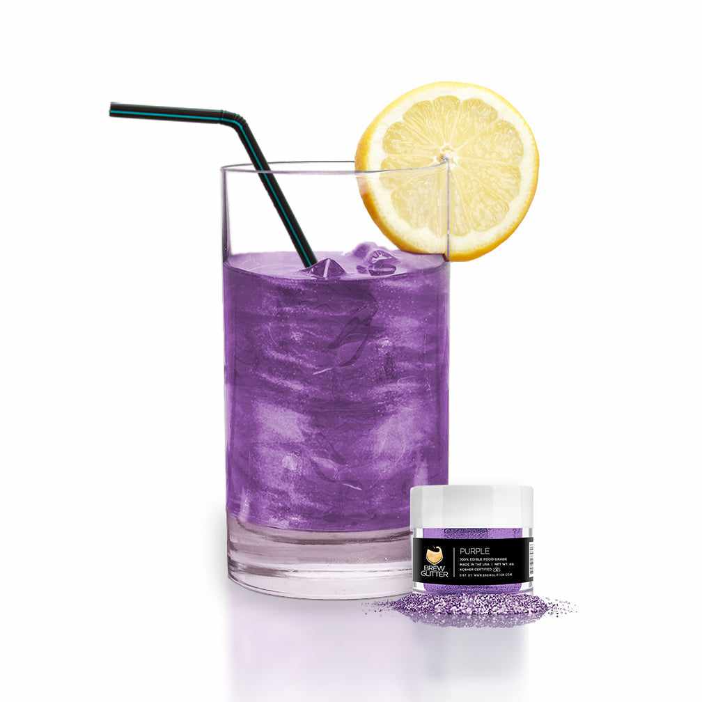 Purple Edible Glitter Dust for Drinks Brew Glitter® Michaels