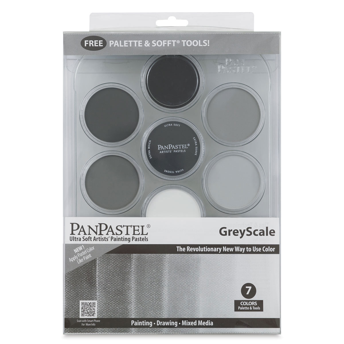 Panpastel 7 Color Grey Scale Set