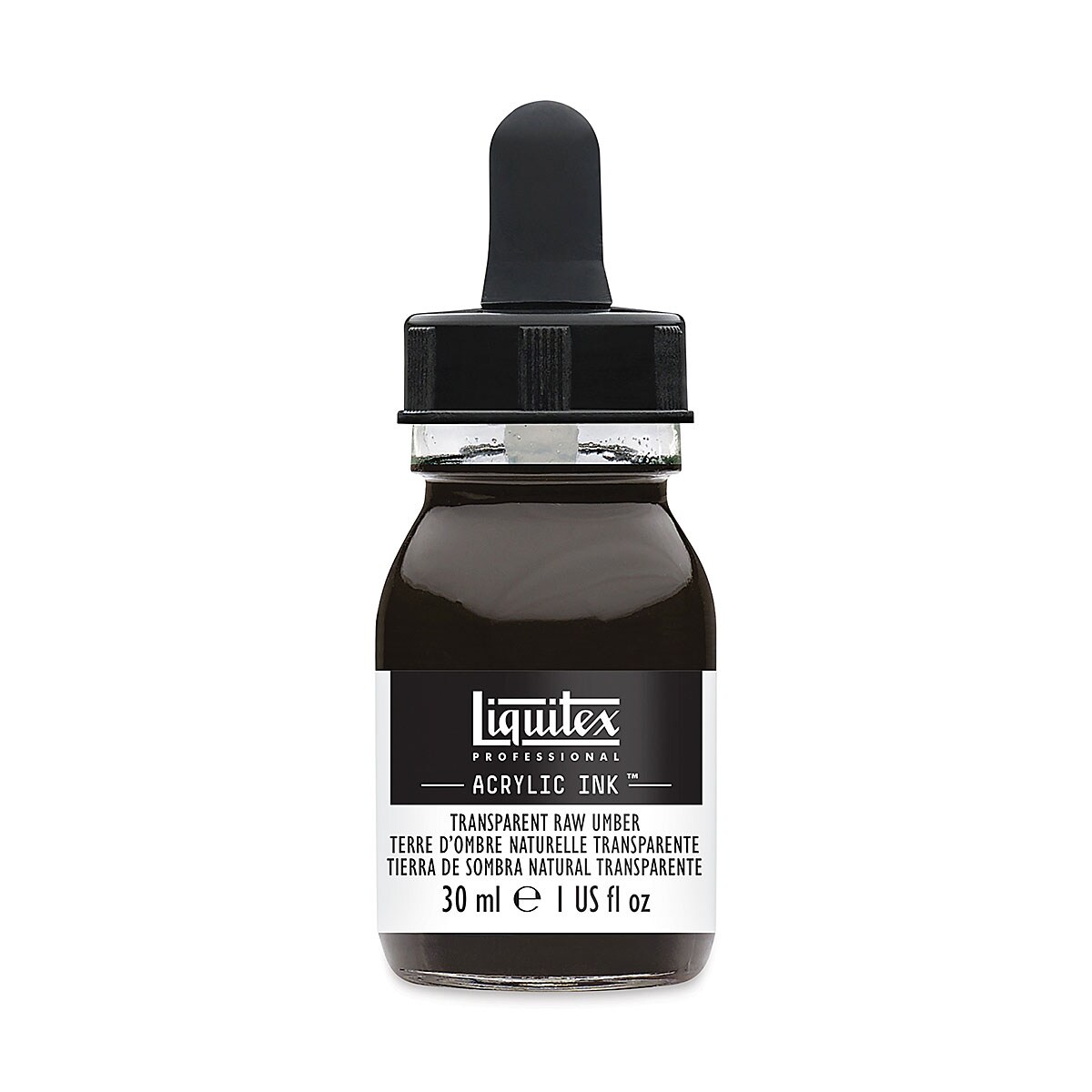 Liquitex Professional Acrylic Ink - 30 ml, Transparent Raw Umber
