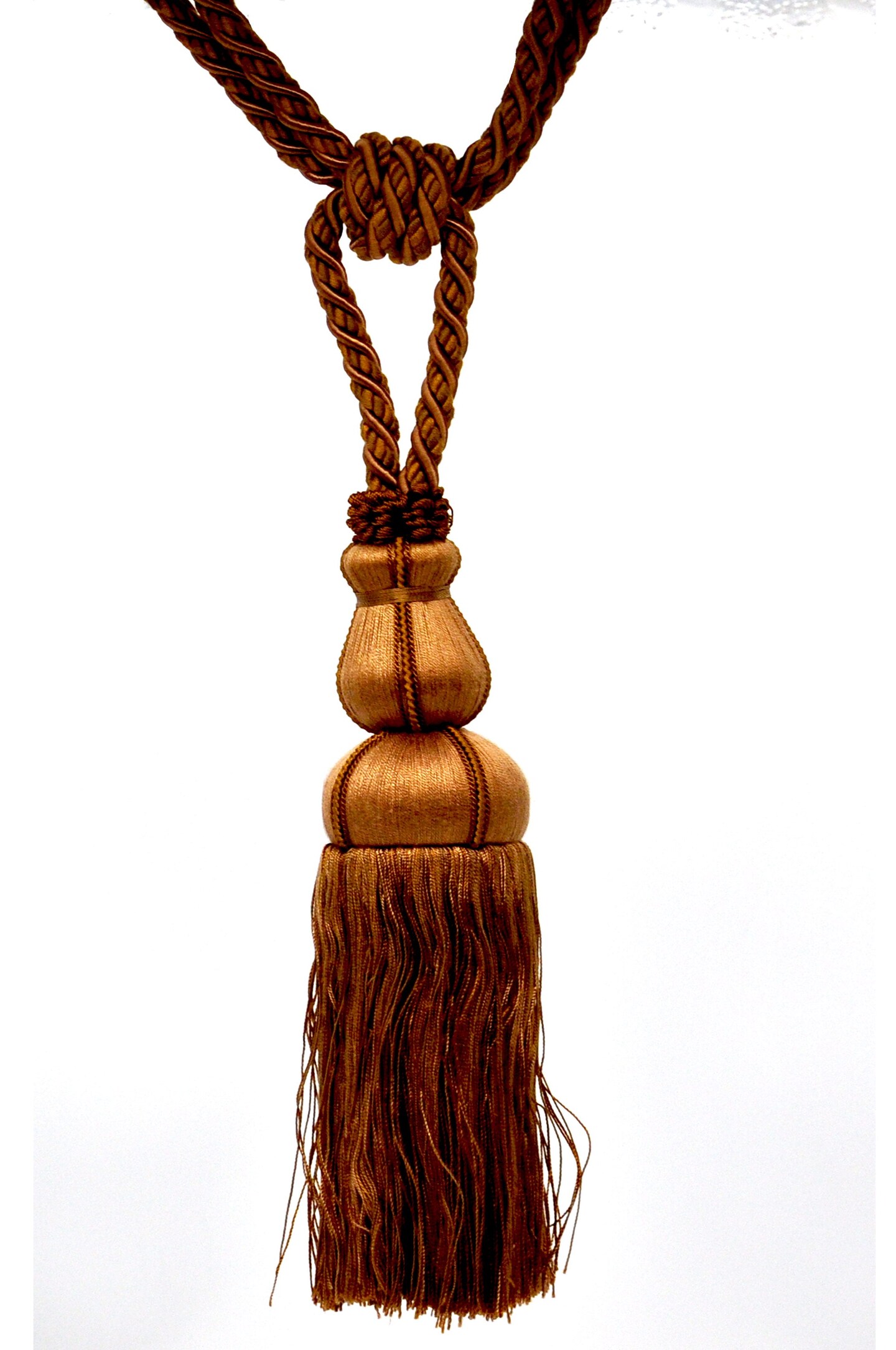 Belagio Single Tassel TieBack, 10" Long Tassel, Colors Collection