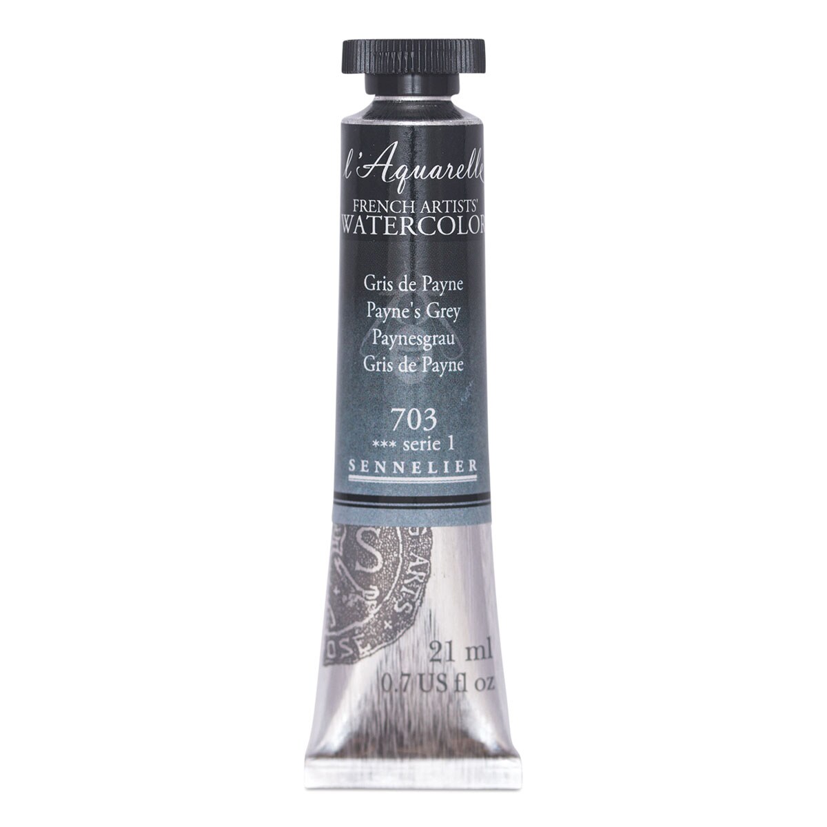 Sennelier French Artists' Watercolor - Payne's Grey, 21 ml, Tube