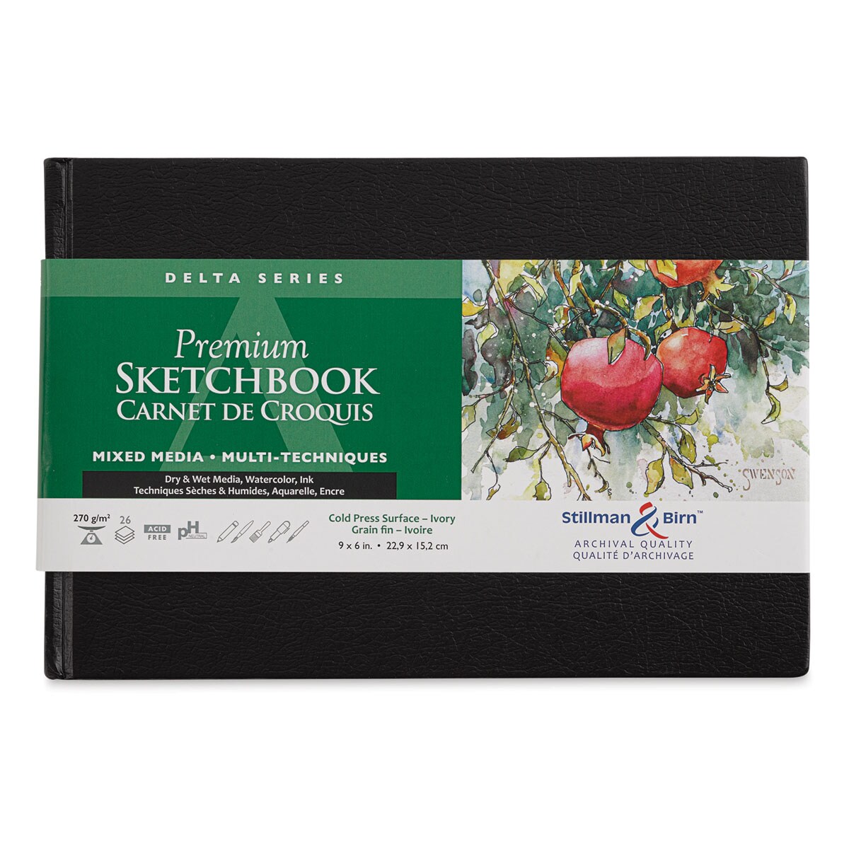 Stillman &#x26; Birn Delta Series Sketchbook - 6&#x22; x 9&#x22;, Landscape, Hardbound