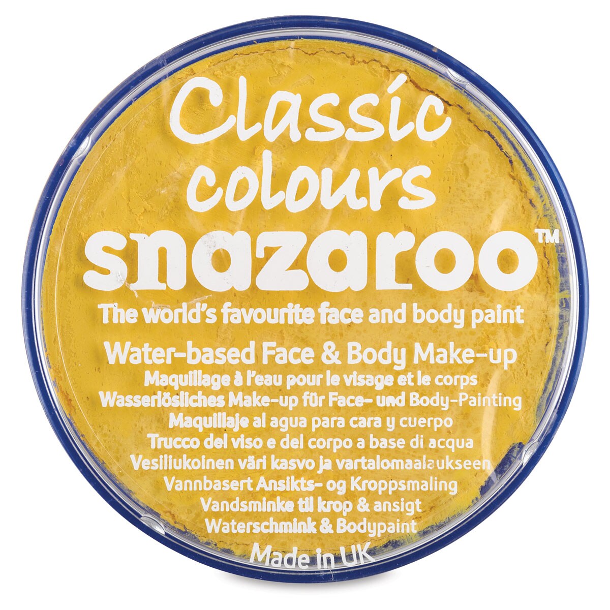 Snazaroo Classic Face Paint, 18ml, Bright Yellow