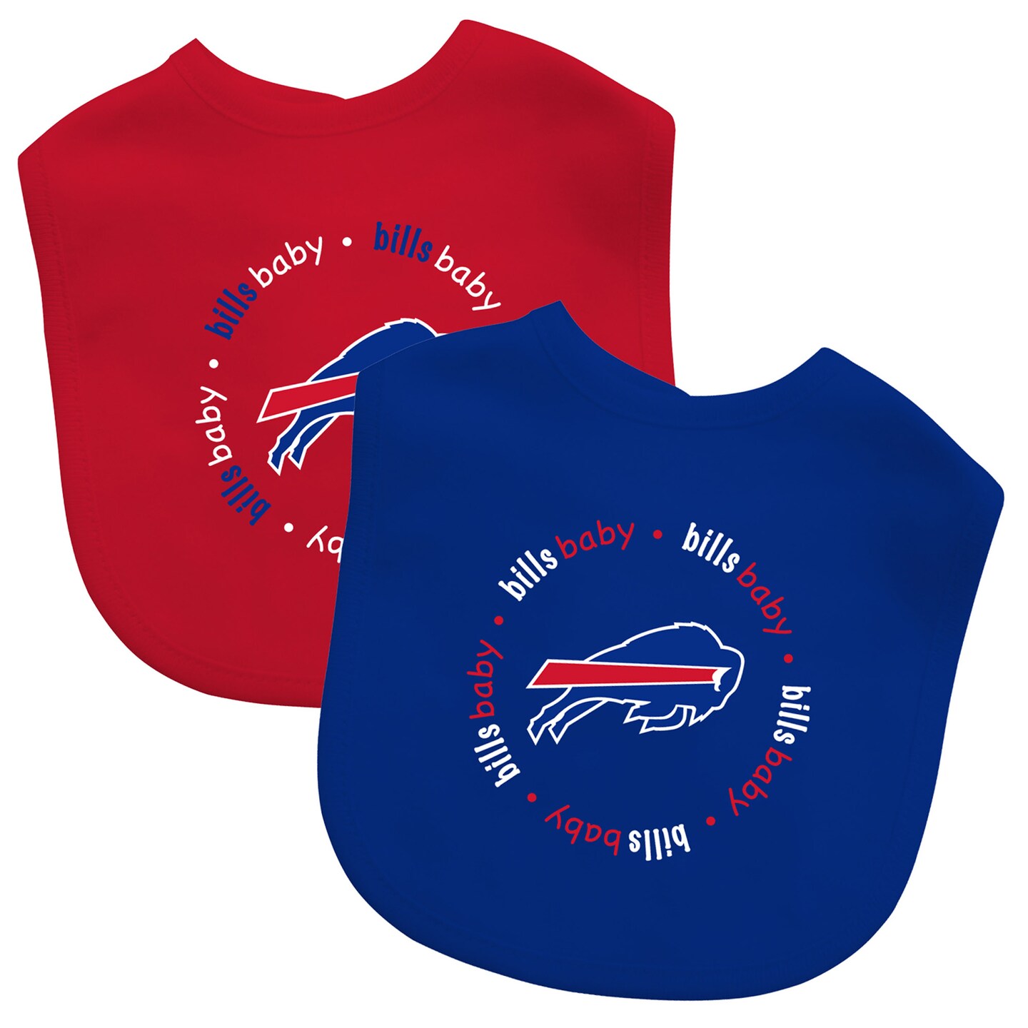 Baby Fanatic Officially Licensed Unisex Baby Bibs 2 Pack - NFL Buffalo  Bills Baby Apparel Set