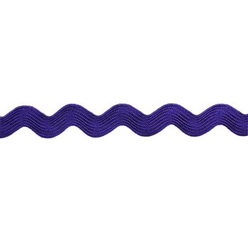 Belagio Medium Ric Rac Trim, 0.75" Wide, 25-Yard Bolt, Purple