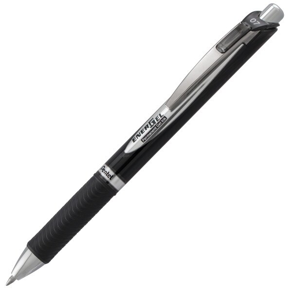EnerGel PRO Permanent Gel Pen, (0.7mm) Medium Line, Black Ink