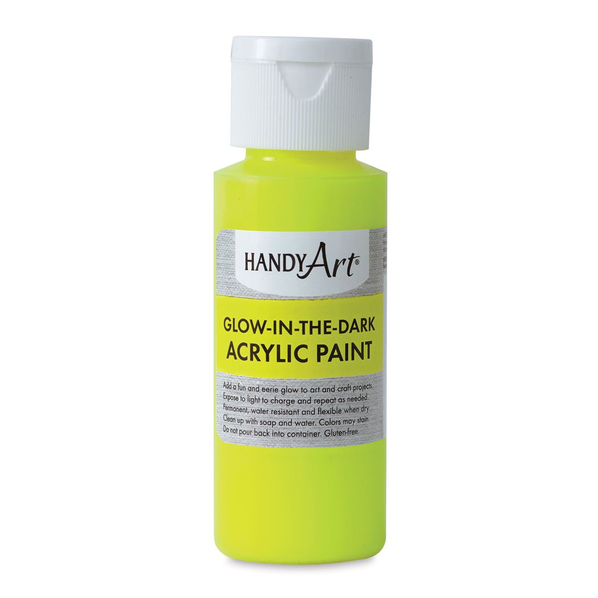 Handy Art Glow-in-the-Dark Paint - Yellow, 2 oz