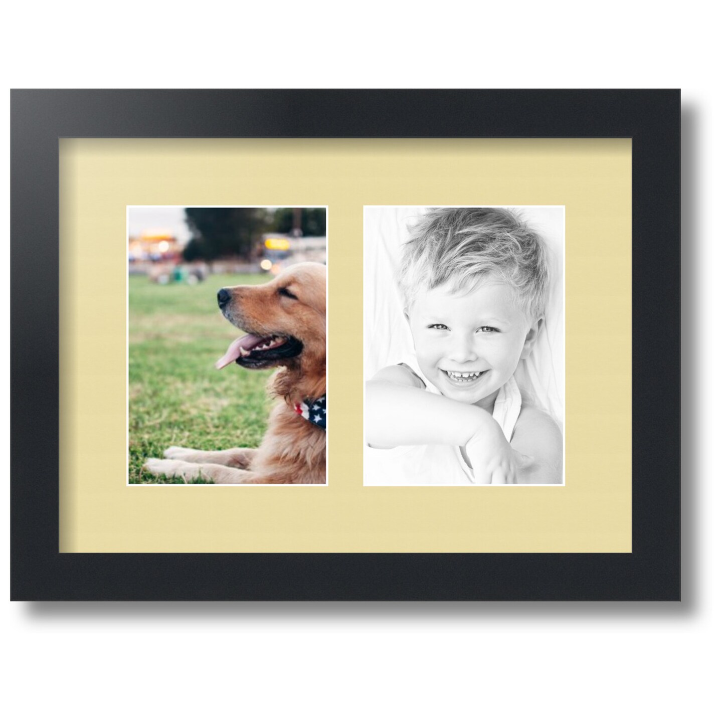 ArtToFrames Collage Photo Picture Frame with 2 5x7 inch Openings