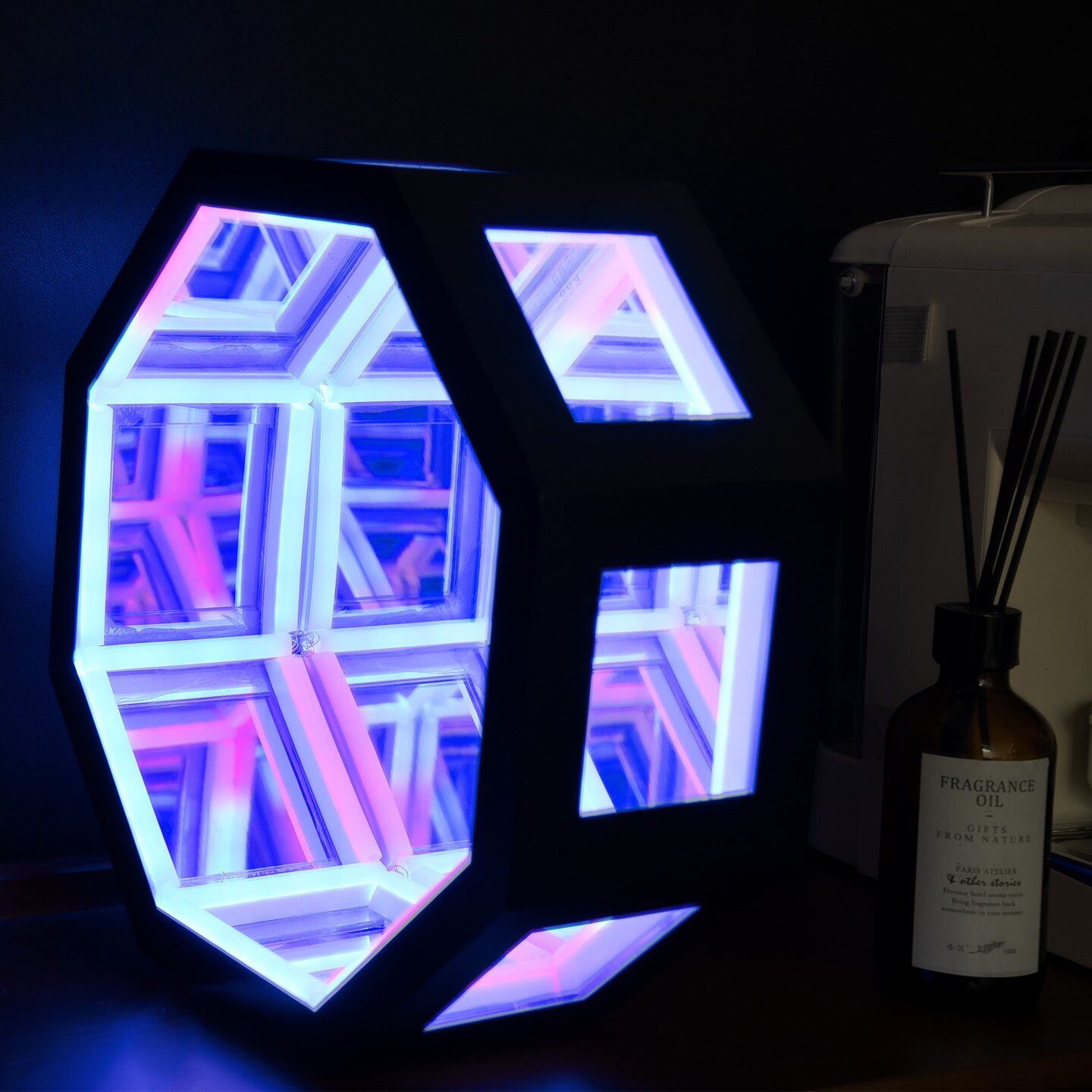 Acrylic Infinity Tunnel Color Changing Table Light