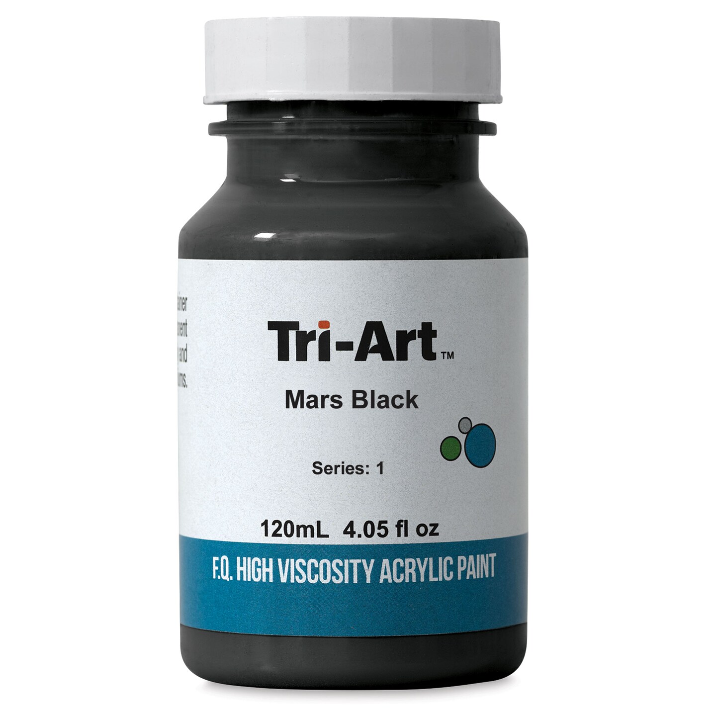 Tri-Art High Viscosity Acrylic Paint : Mars Black – Fluid Art Co - USA