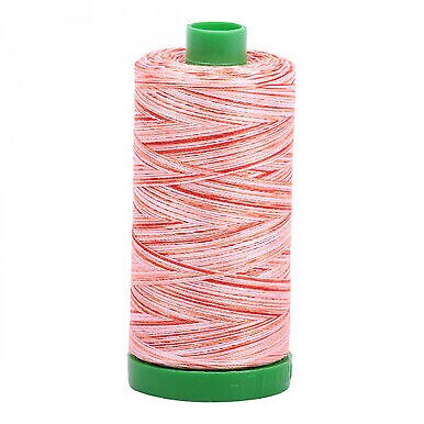 Aurifil Mako Cotton Thread Mango Mist Variegated 4659 40wt 1049yd