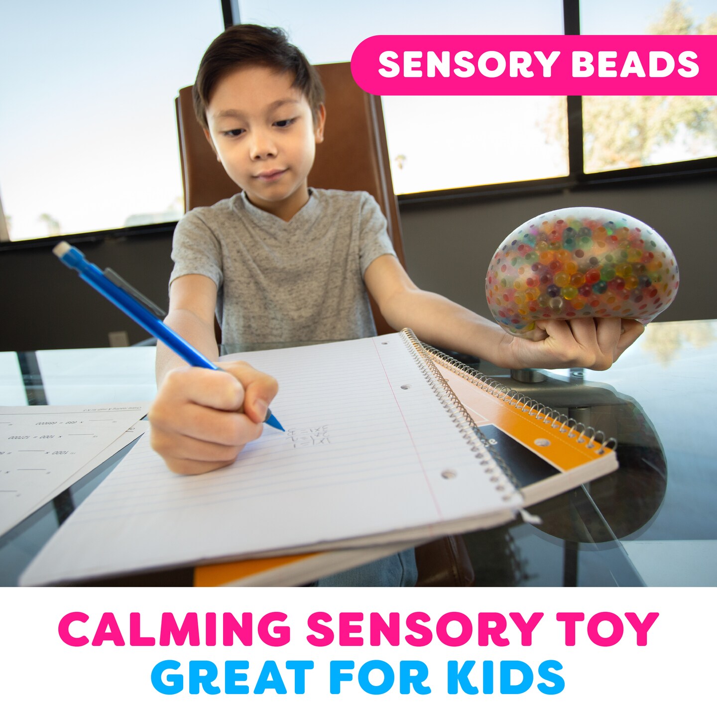 Power Your Fun Arggh Beaded Stress Ball for Adults and Kids