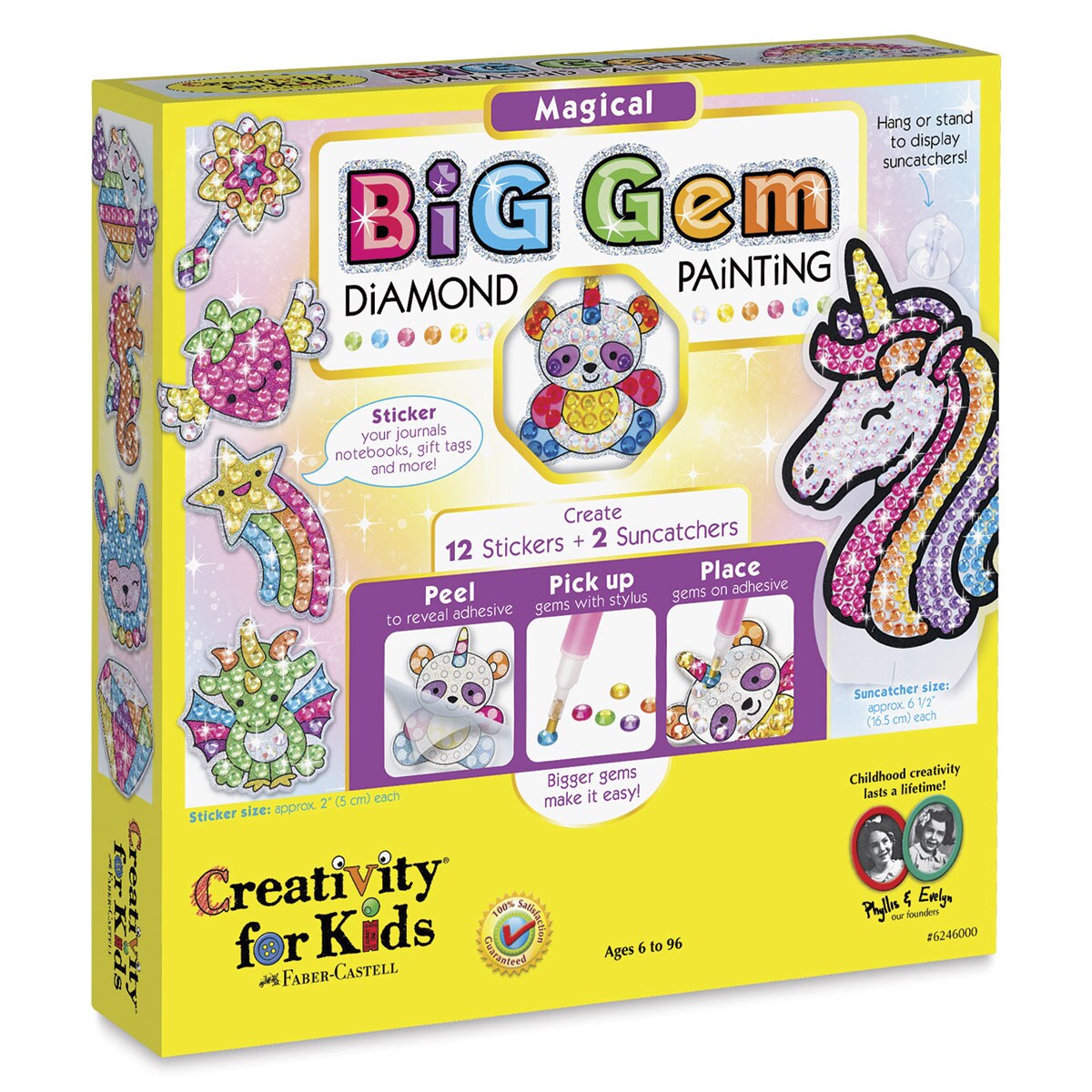 Creativity for Kids Big Gem Diamond Painting Set - Magical Characters