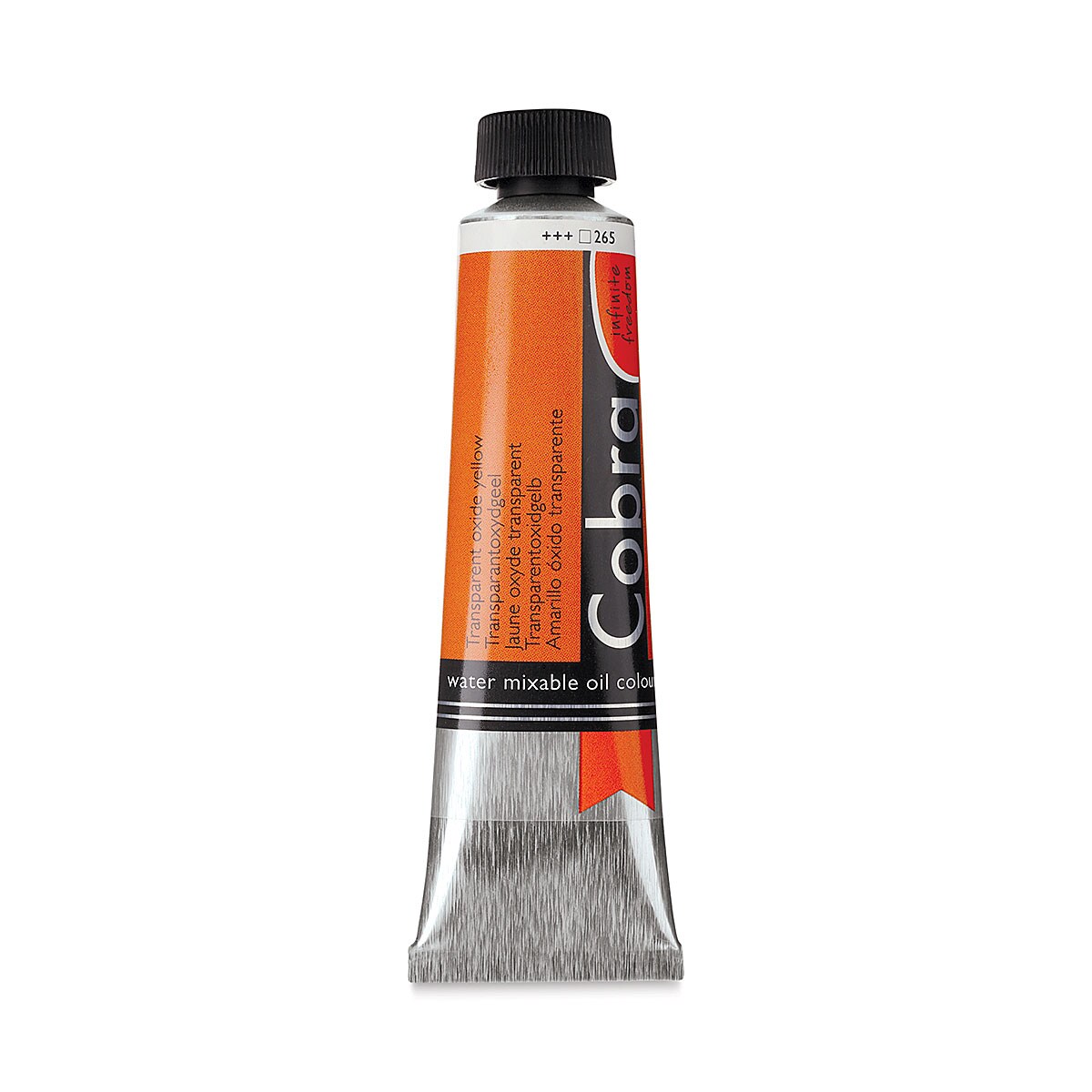 Cobra Artist Water Mixable Oil Paint -Transparent Oxide Yellow, 40 ml tube