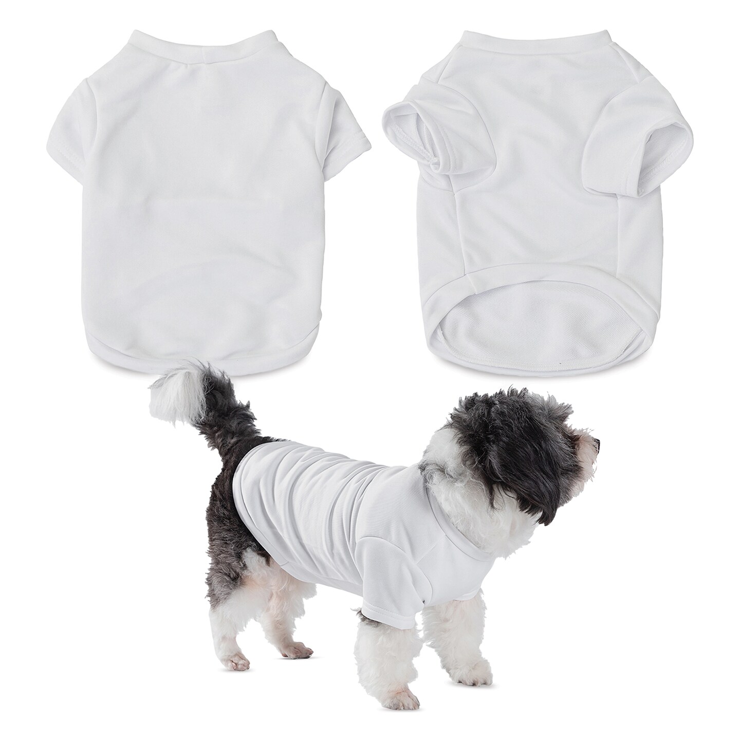 Craft Express Sublimation Printing Pet Product - Pet T-Shirt, Large, Pkg of 2
