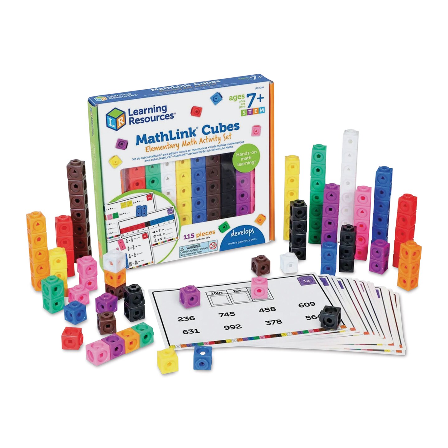 MathLink Cubes Activity Set - Elementary Math