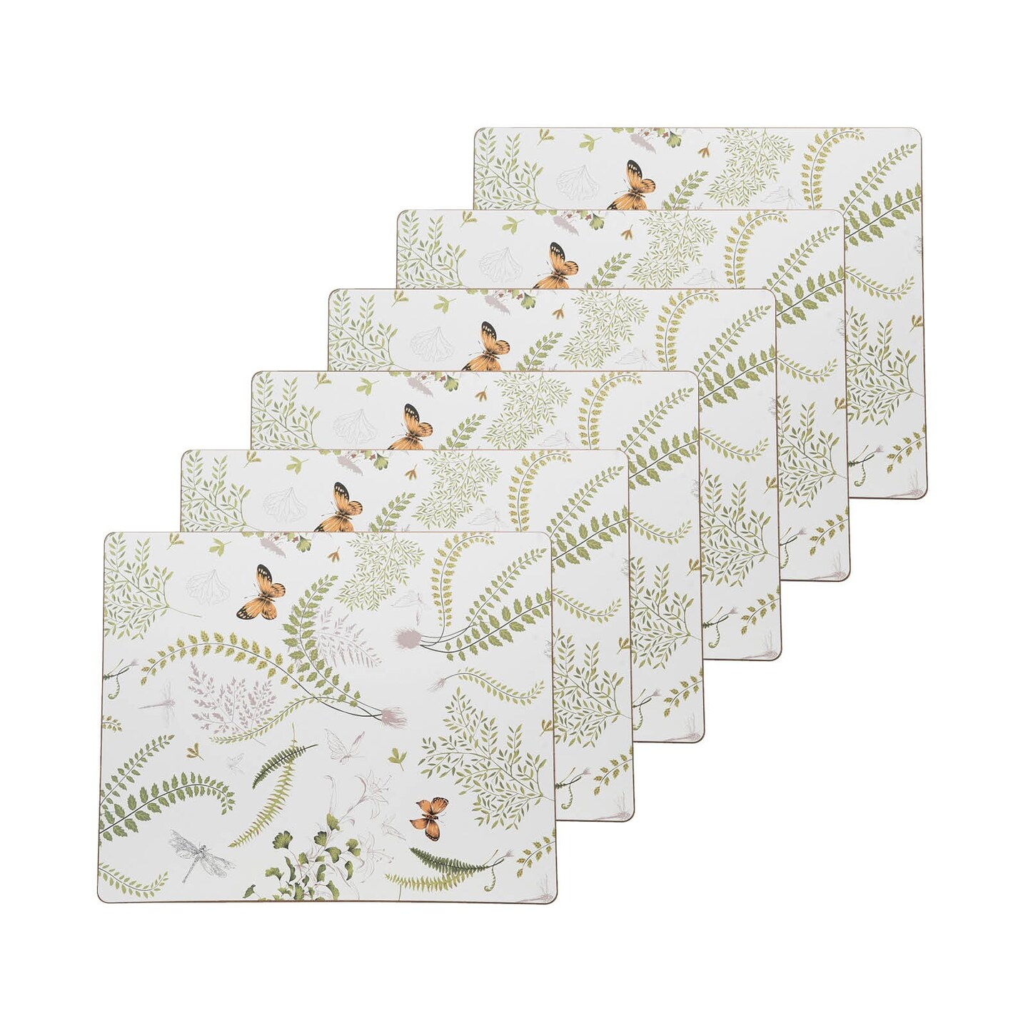 Genevieve Floral Hardboard Placemat, Set of 6 Michaels
