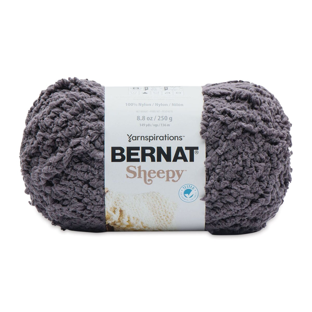 Bernat Sheepy Yarn - Black Bear, 149 yards