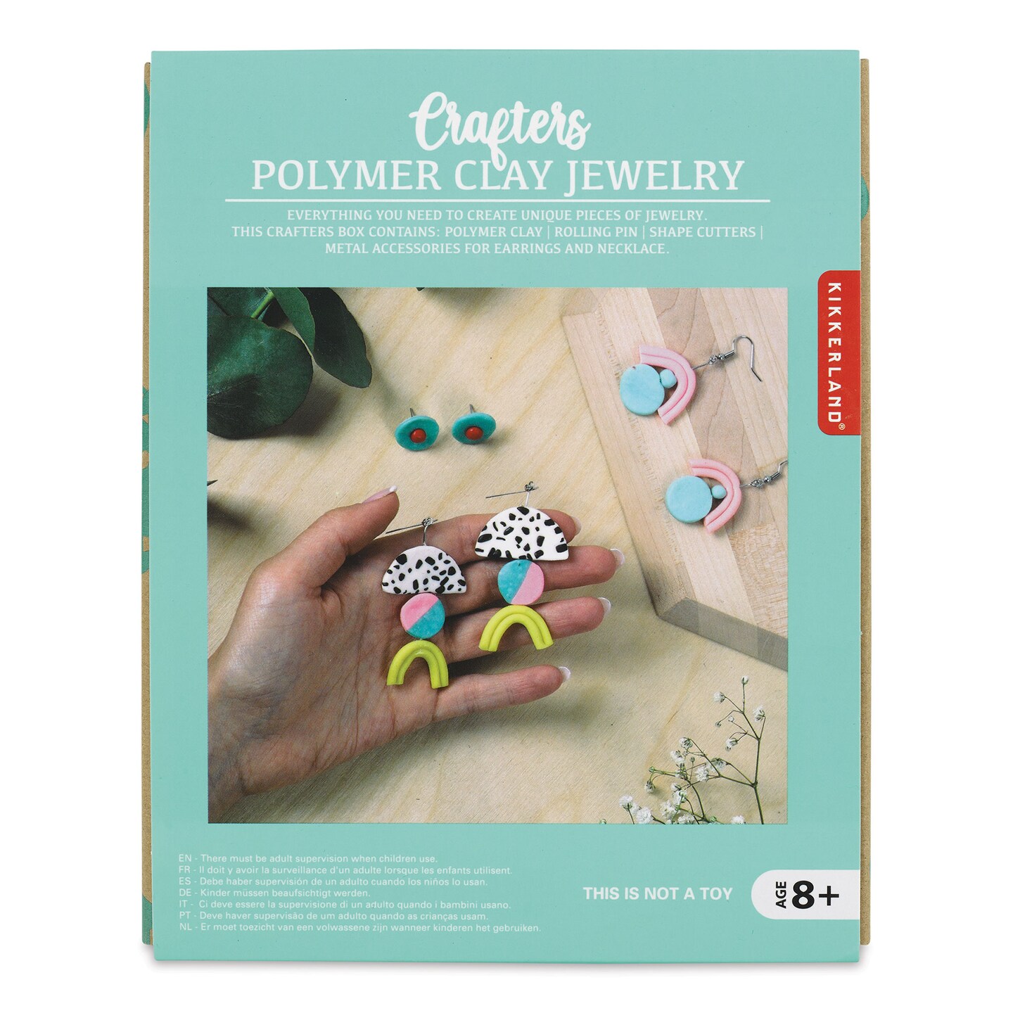 Kikkerland Crafters Polymer Clay Jewelry Kit | Michaels