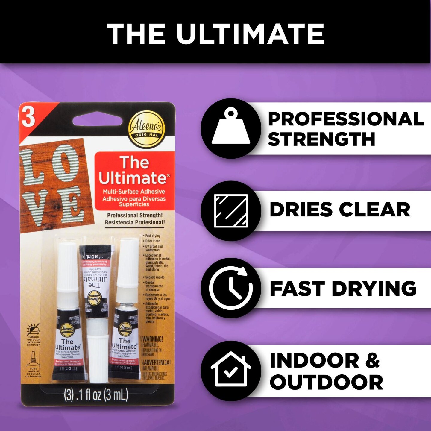 Aleene&#x27;s The Ultimate Multi-Surface Adhesive .1 fl. oz. 3 Pack