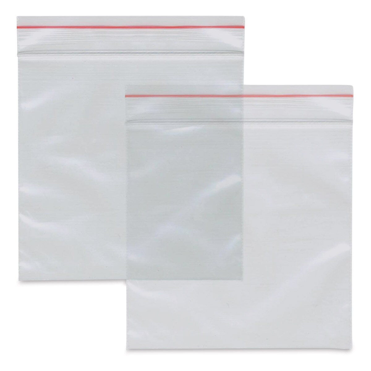 Craft Medley Zipper Lock Bags - 4" W x 4" L, Package of 40